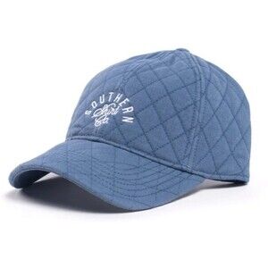 NWT Southern Shirt Co. Women’s Quilted Signature‎ Cap in Faded Denim Size OS